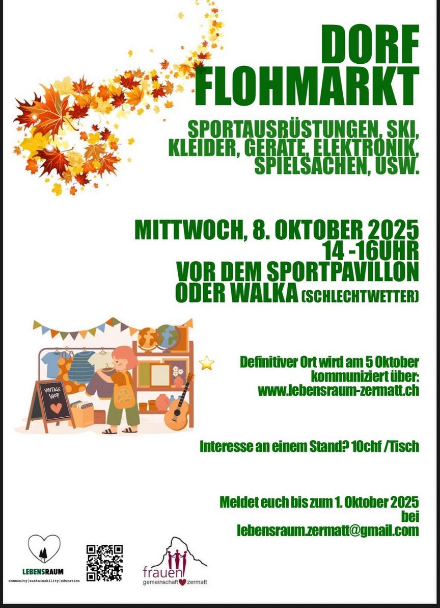 Dorf Flohmarkt