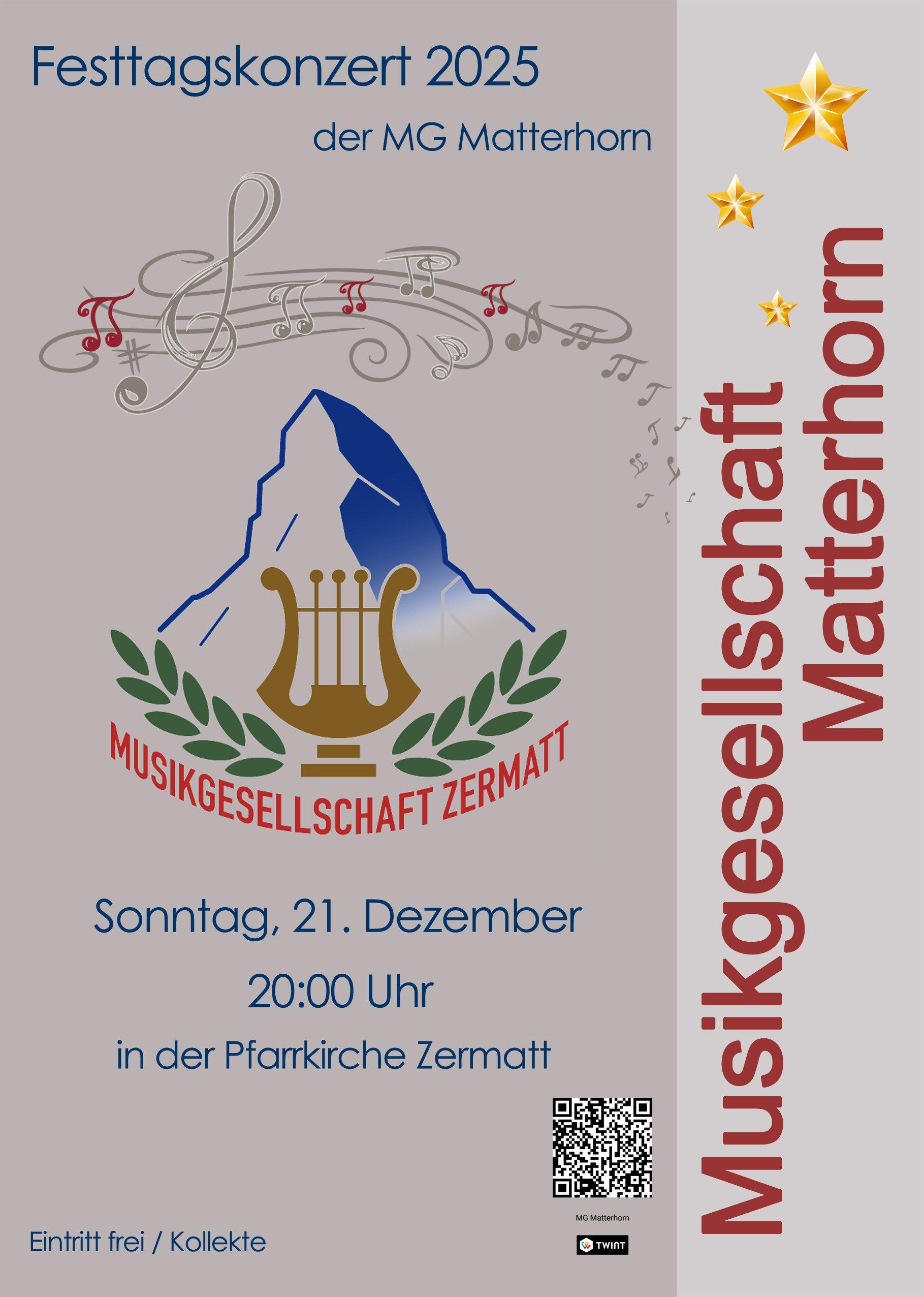Concert de Noël de MG Matterhorn 2025