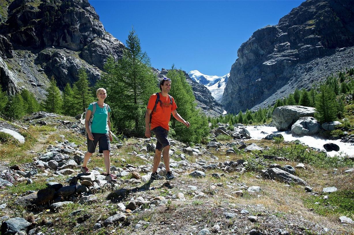 Der Gornergletscher im Wandel der Zeit (Nr. 17b)