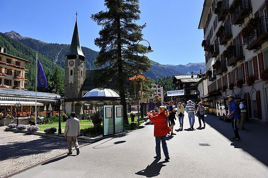 Visite du village de Zermatt