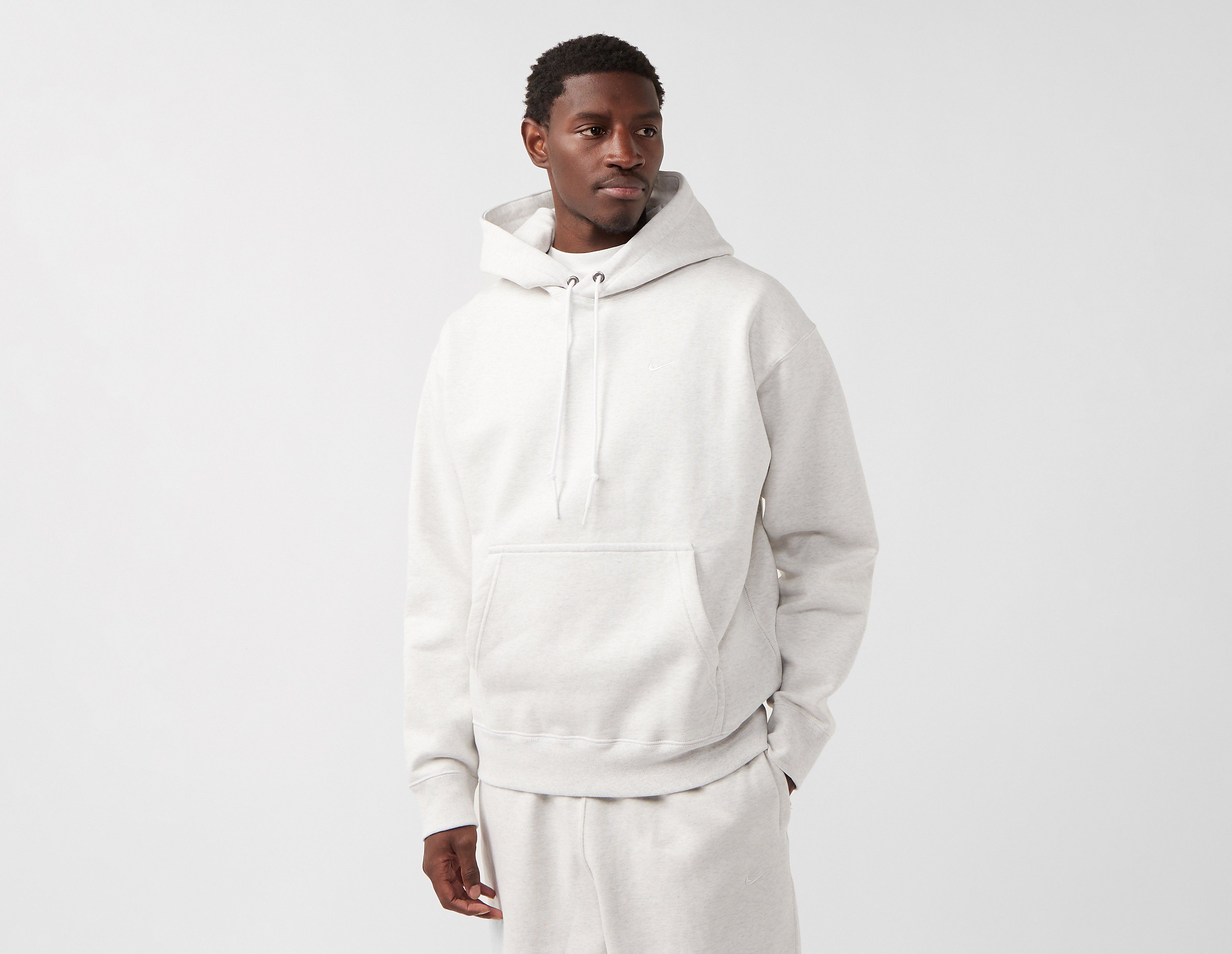 Nike   Solo Swoosh Fleece Hoodie Grey in Size Medium, FootPatrol