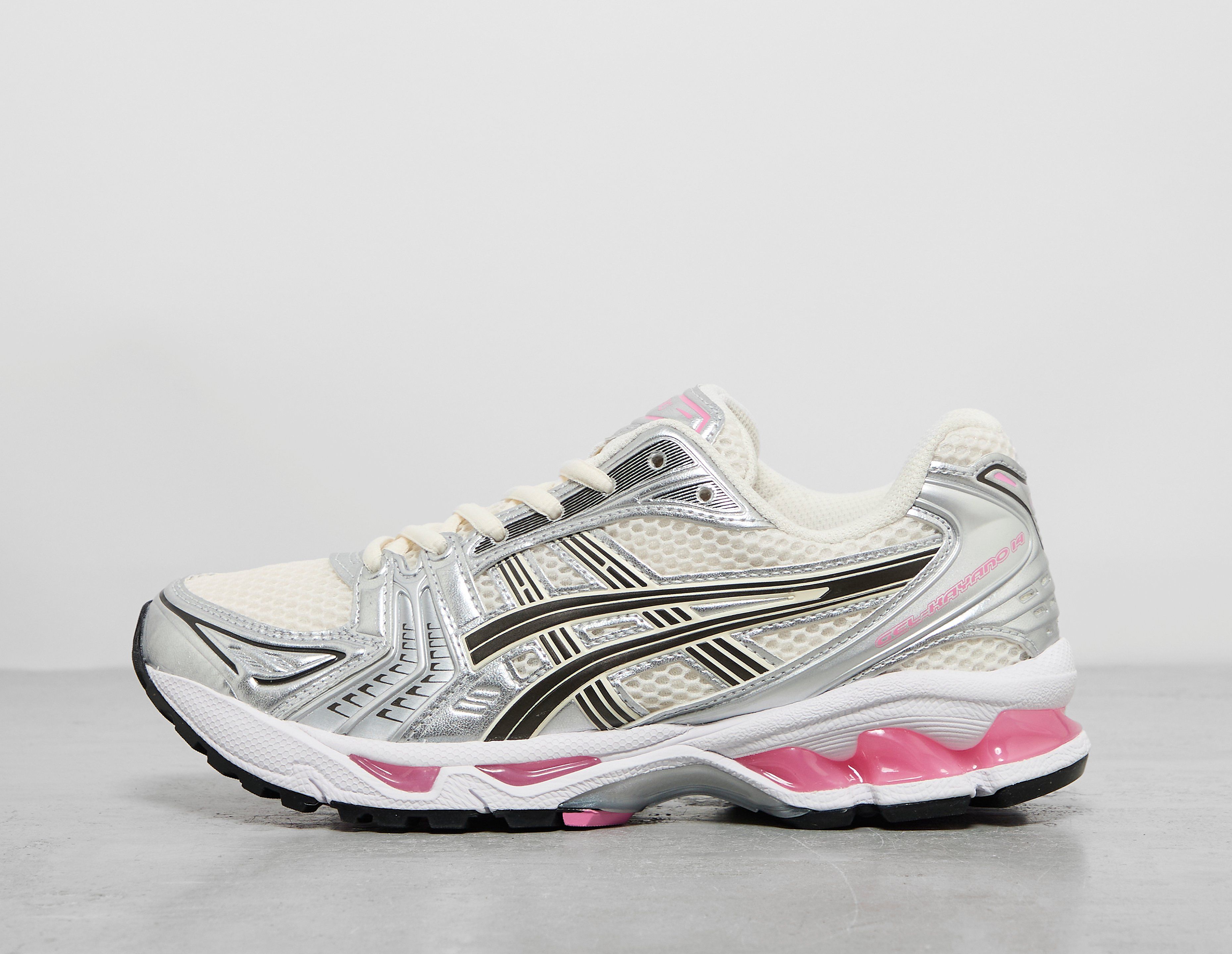 Asics Gel Kayano 14 damessneaker zilver en roze