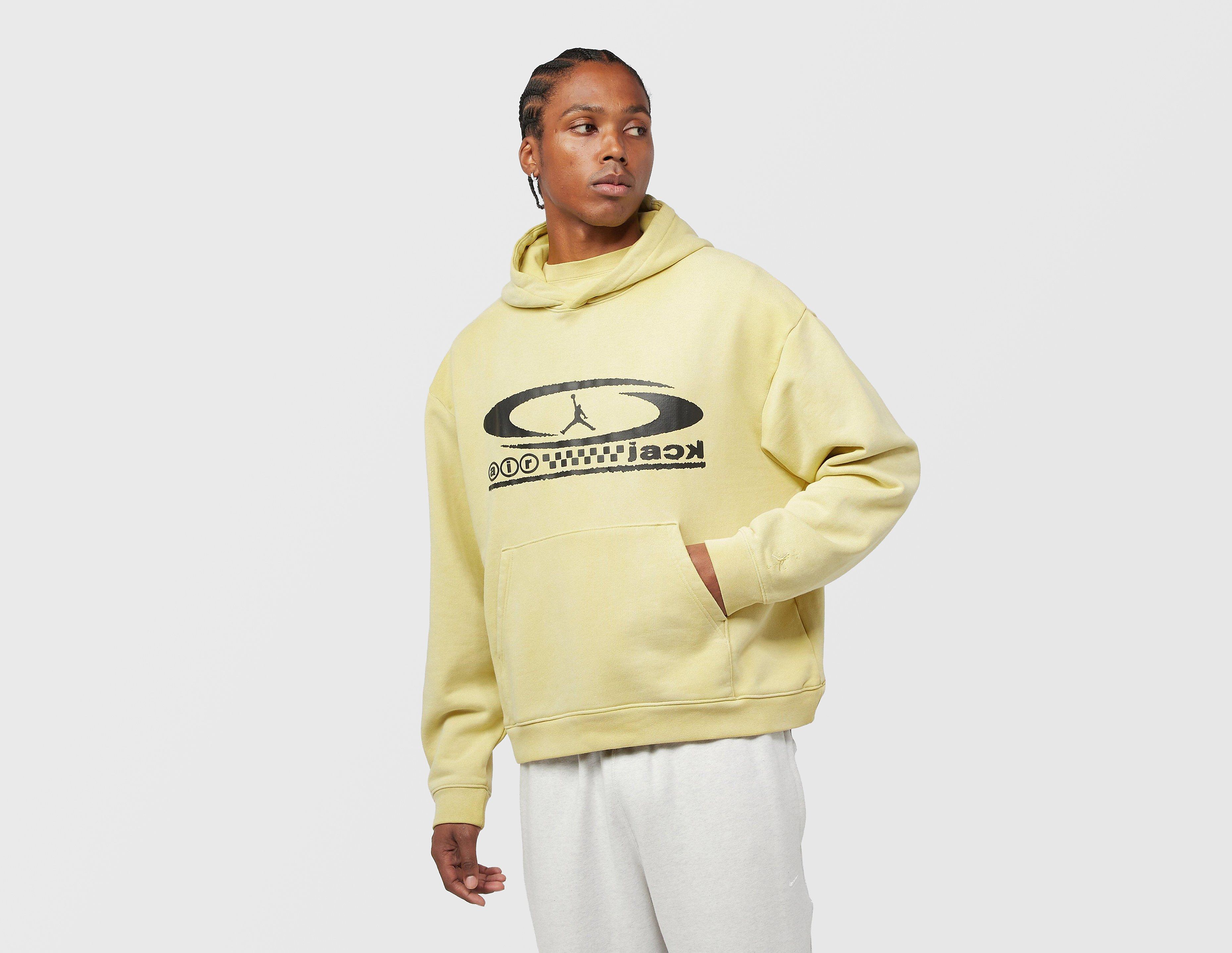Jordan Men's  x Travis Scott Hoodie Yellow in Size Medium, FootPatrol