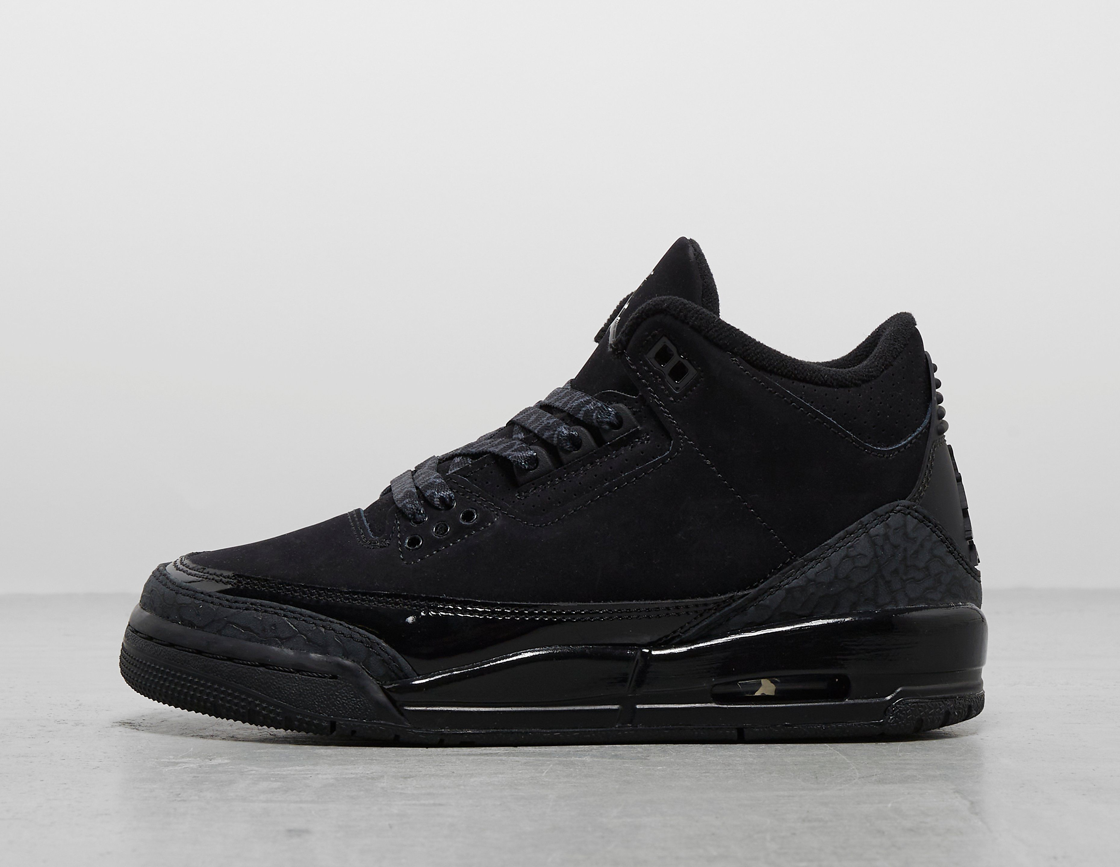 Jordan Air 3 Junior's - Black, Black
