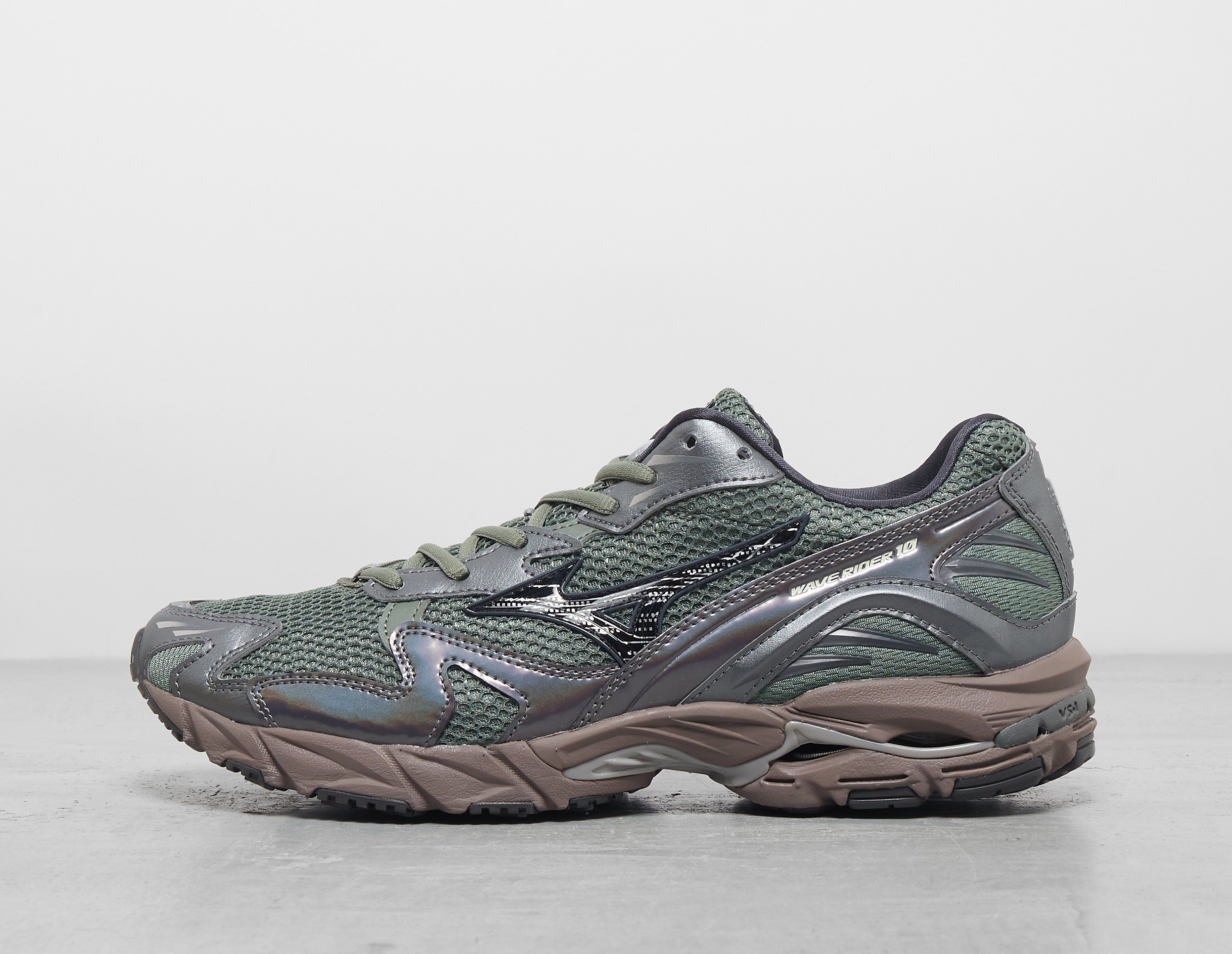 Mizuno Wave Rider 10 - Green, Green - Image 1