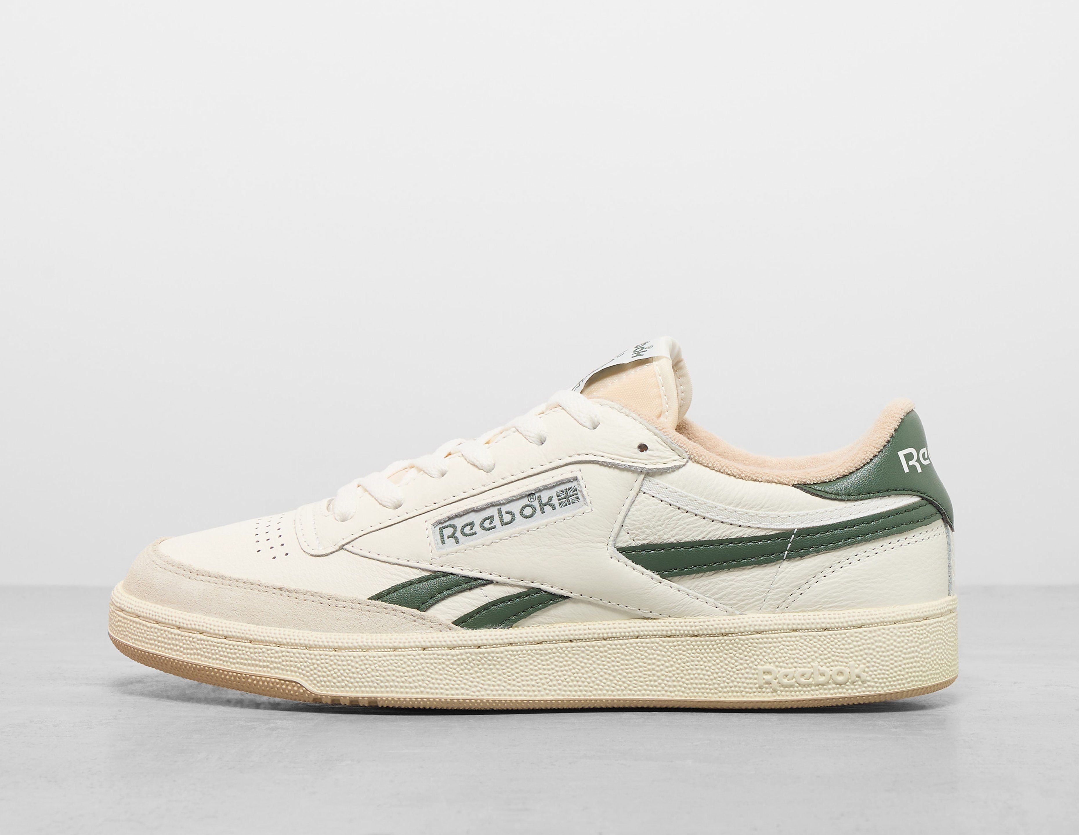Reebok Club C Revenge herensneaker wit en groen