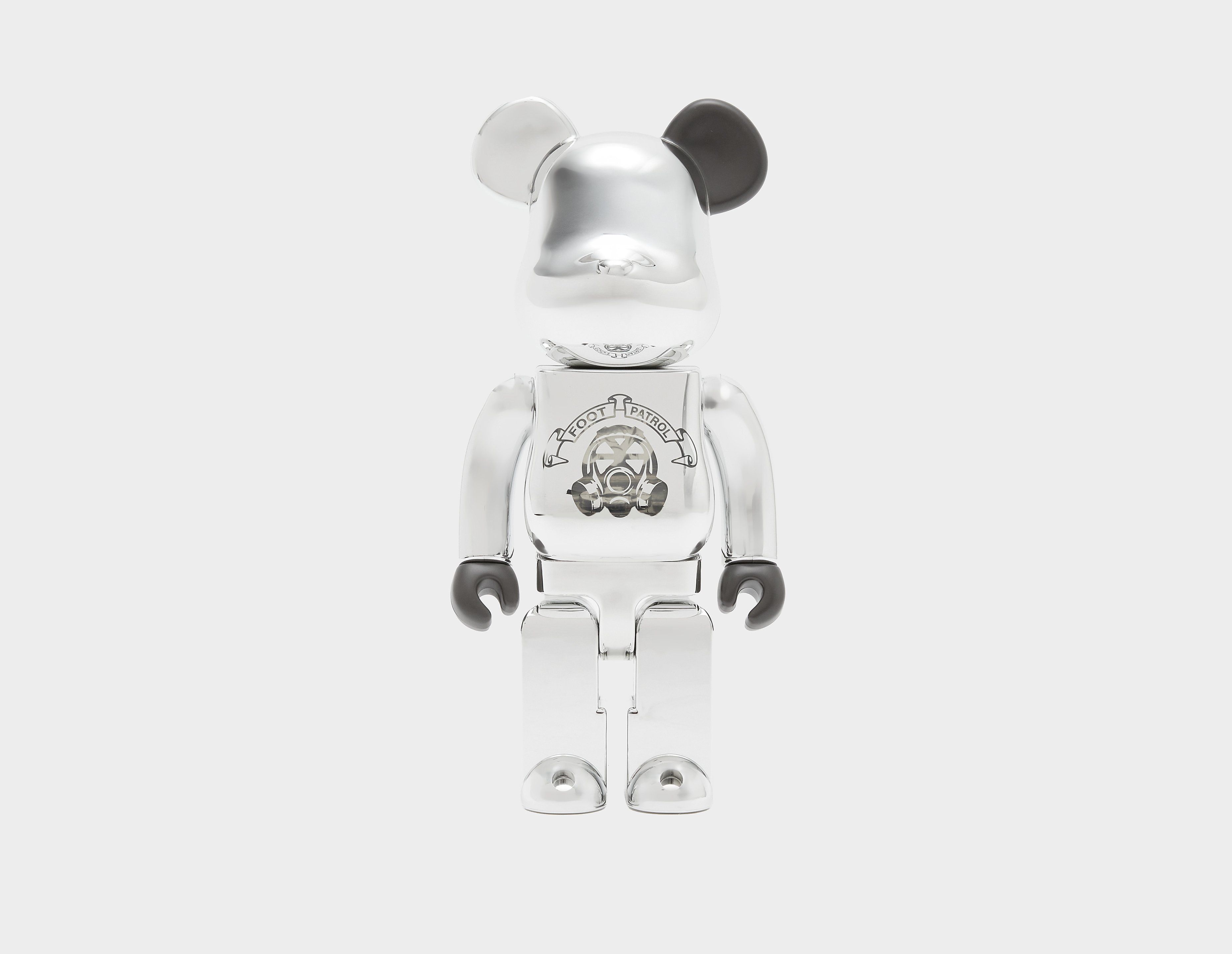Medicom   X Footpatrol Be@Rbrick 400% Pure Silver in Size 28cm, FootPatrol