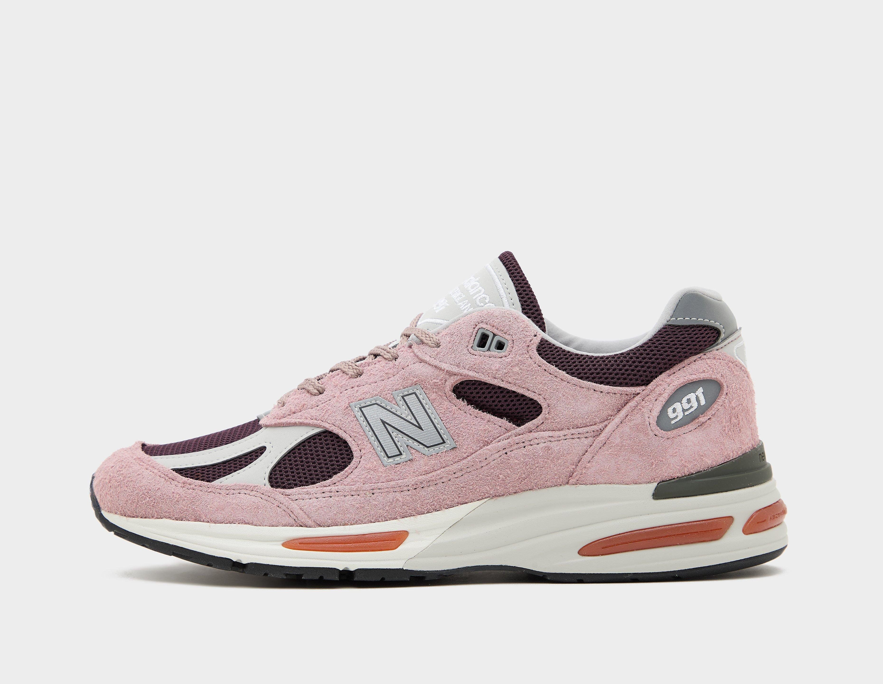 New Balance Men's  991v2 Made in UK Pink, FootPatrol
