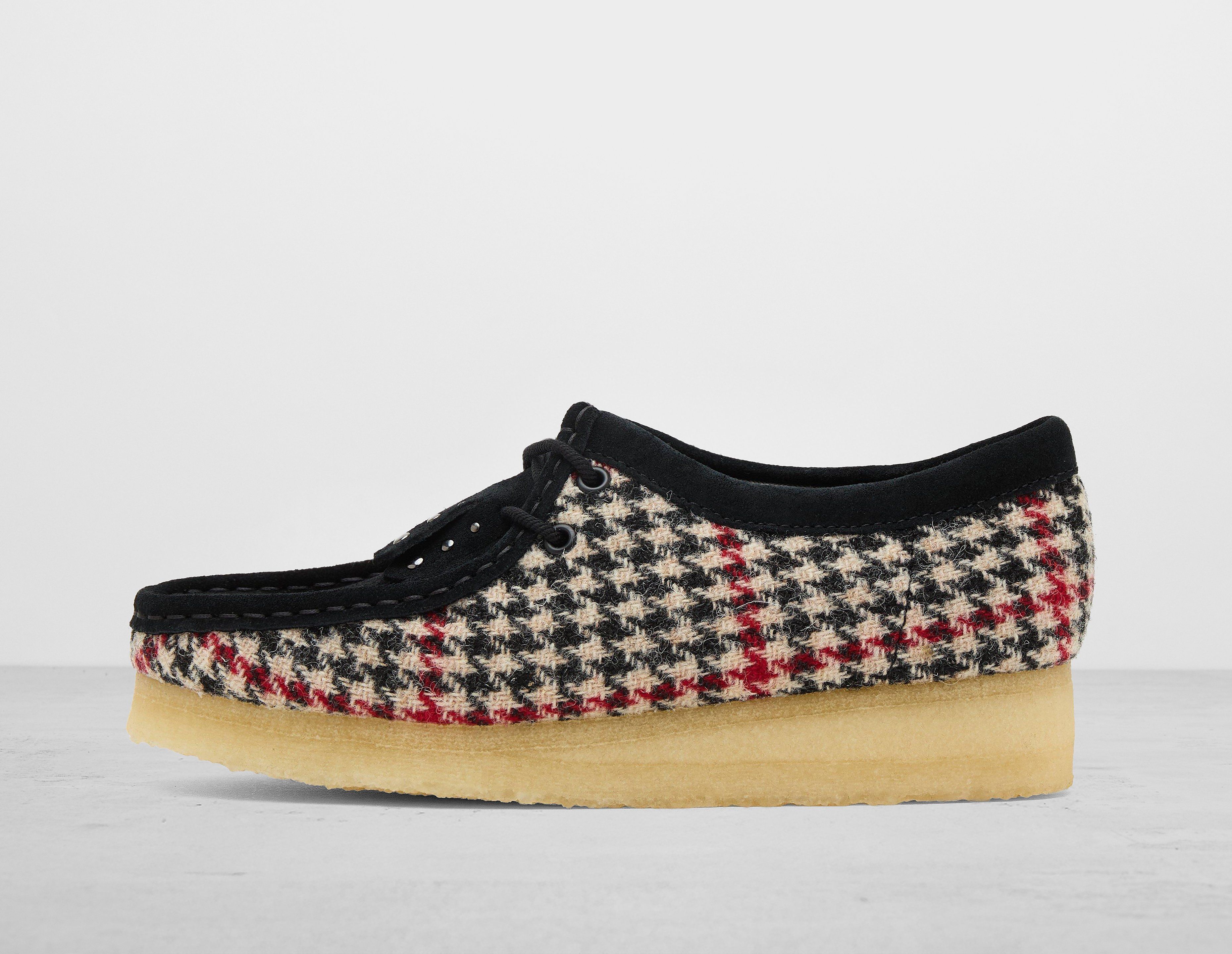 Clarks Wallabee damessneaker zwart