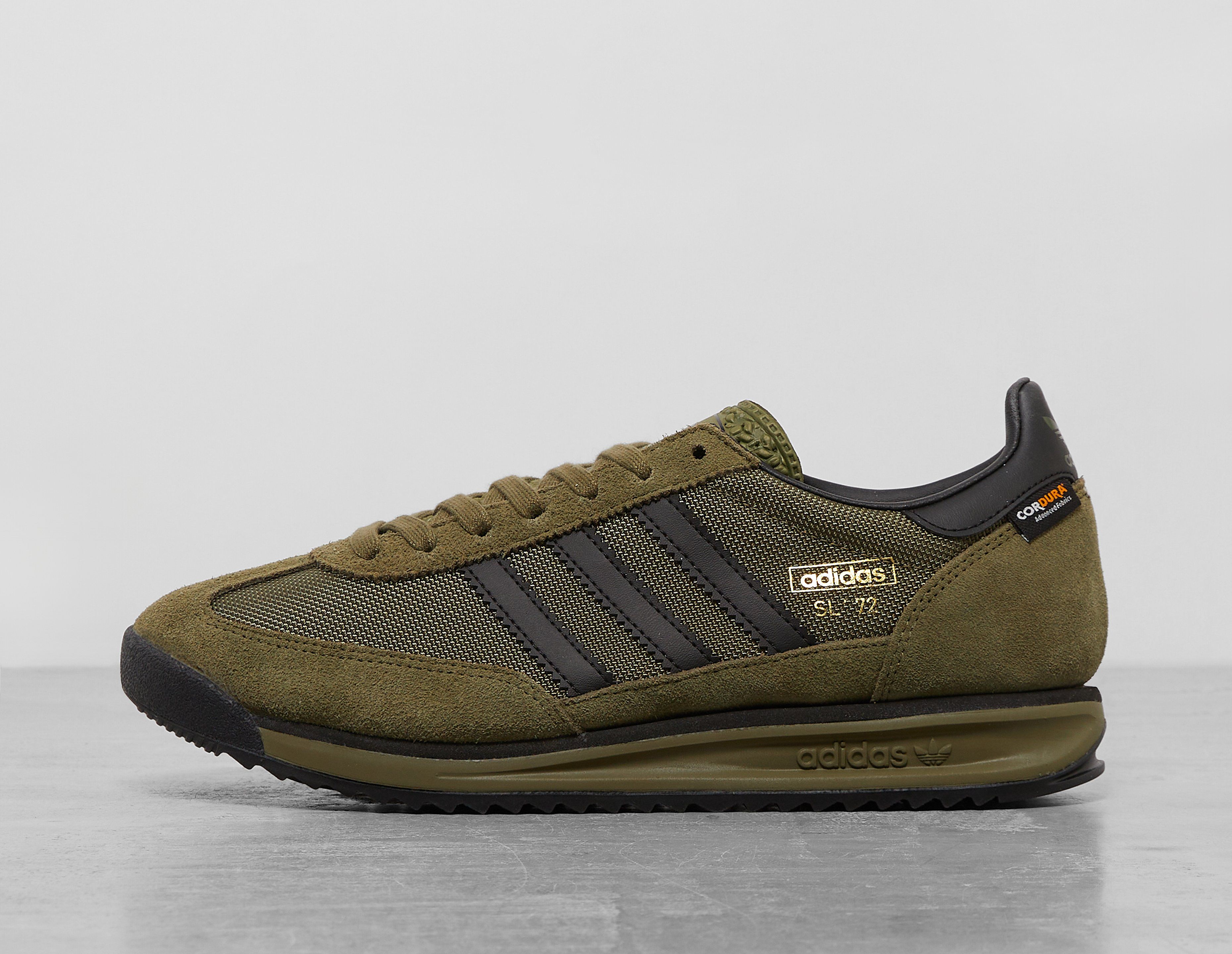 Adidas Originals Men's  SL 72 RS Cordura Green, FootPatrol