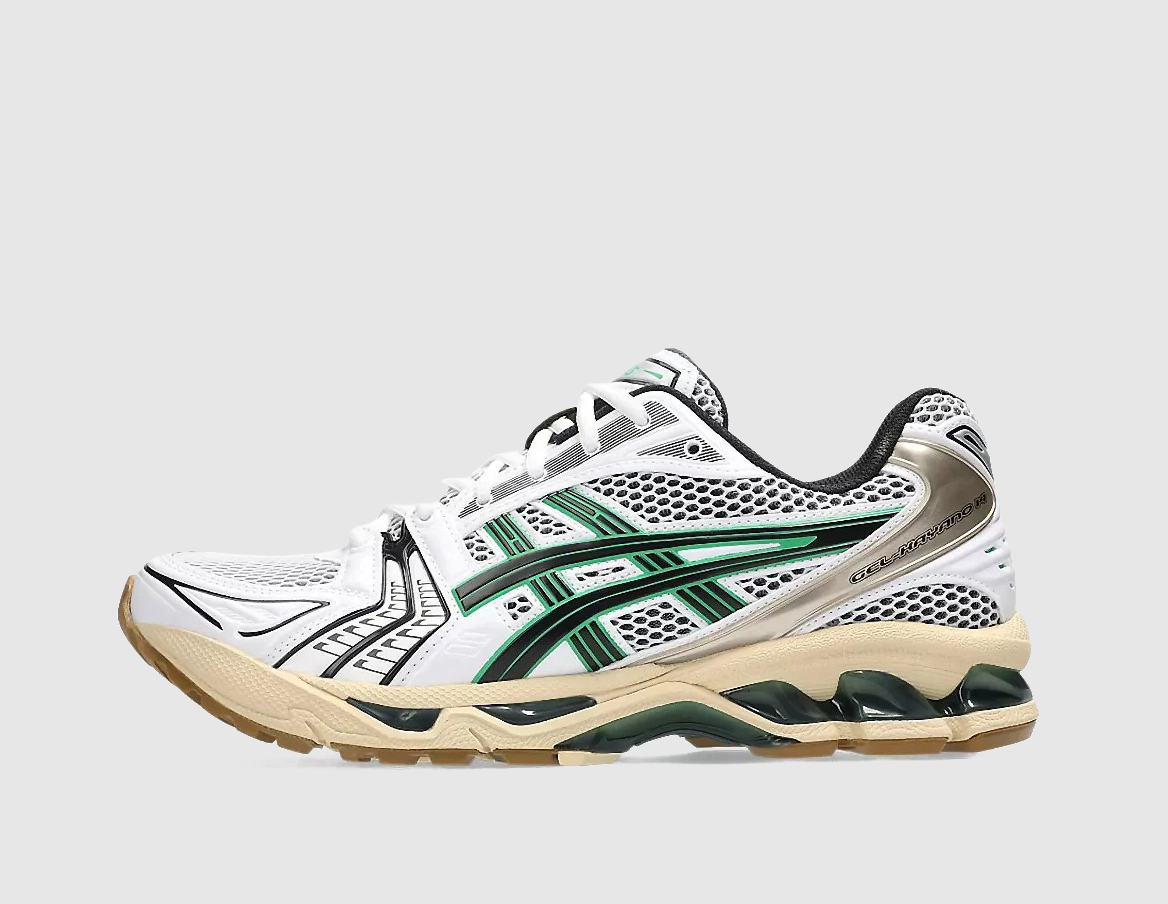 Asics Gel Kayano 14 herensneaker wit, groen en beige
