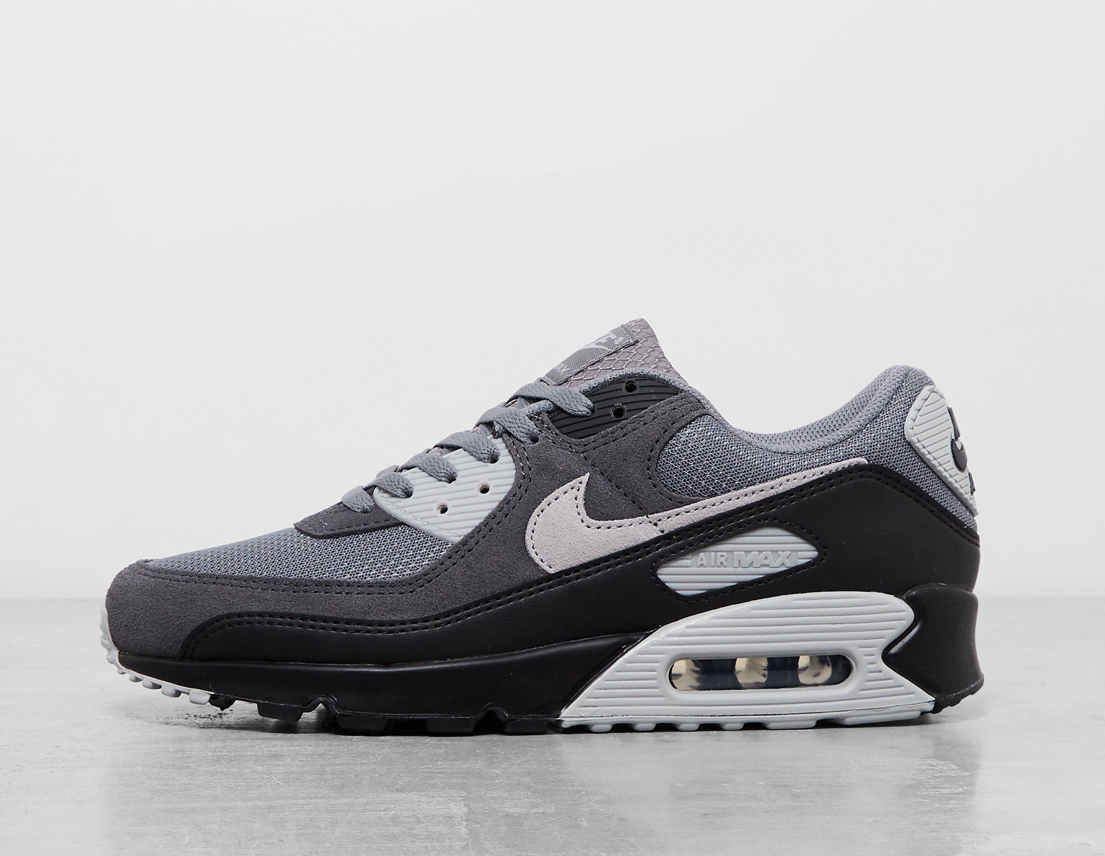 Nike Air Max 90 herensneaker grijs en zwart