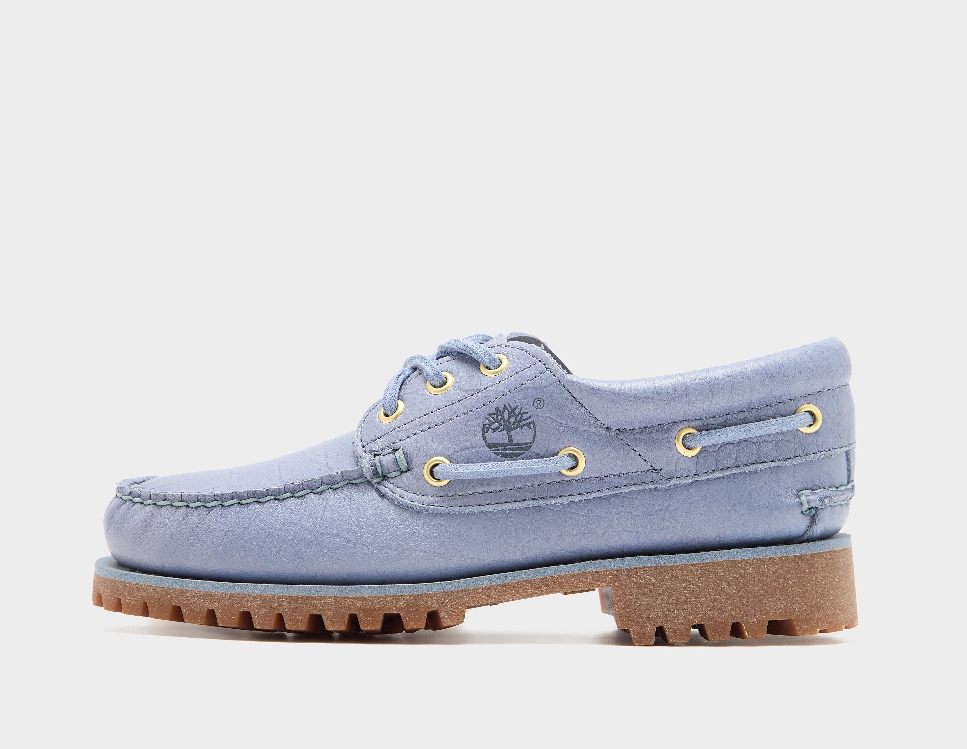 Timberland Women's  3 Eye Authentic Boat Shoe  Blue in Size 3, FootPatrol