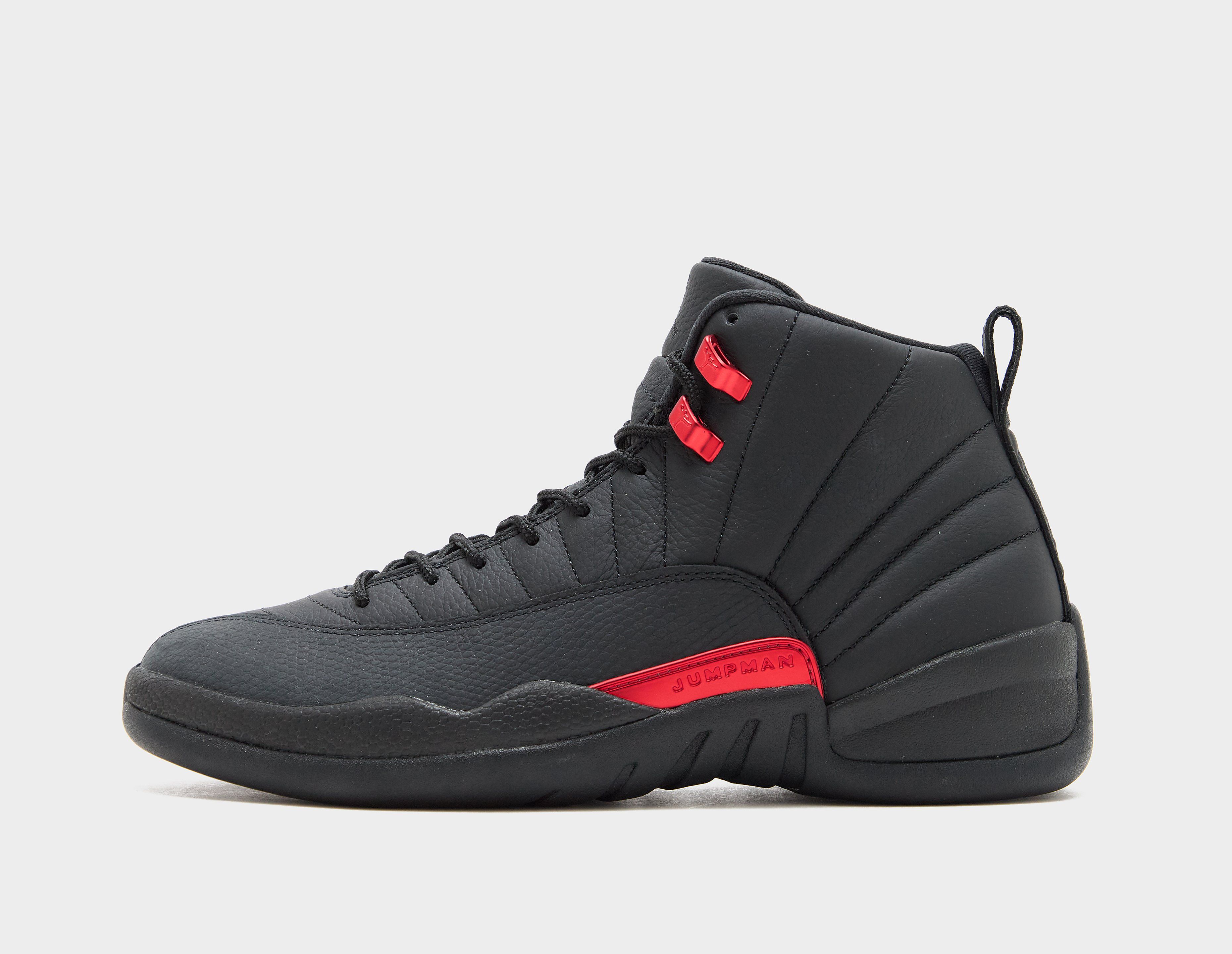 Jordan Men's  Air 12 Retro 'Bloodline' Black in Size 12, FootPatrol