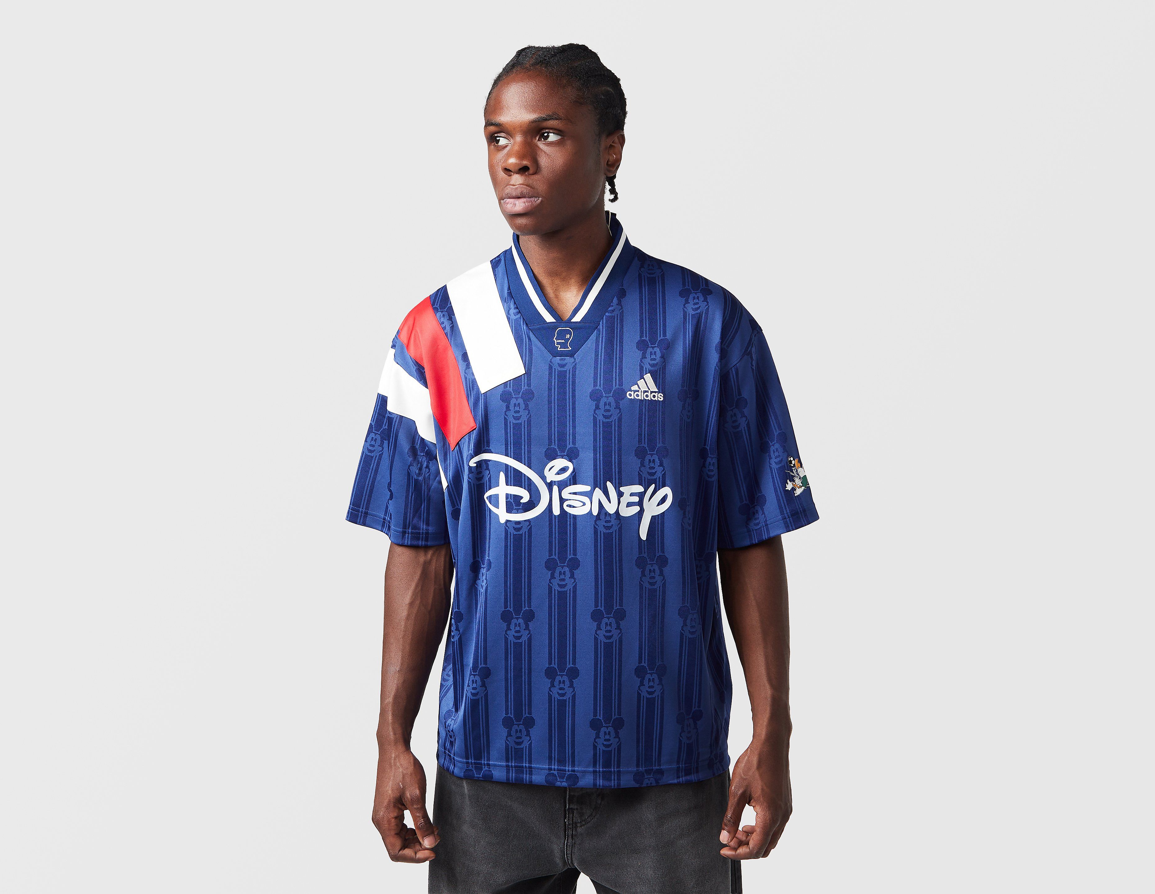 Adidas   X Brain Dead X Disney Football Jersey Blue in Size Medium, FootPatrol