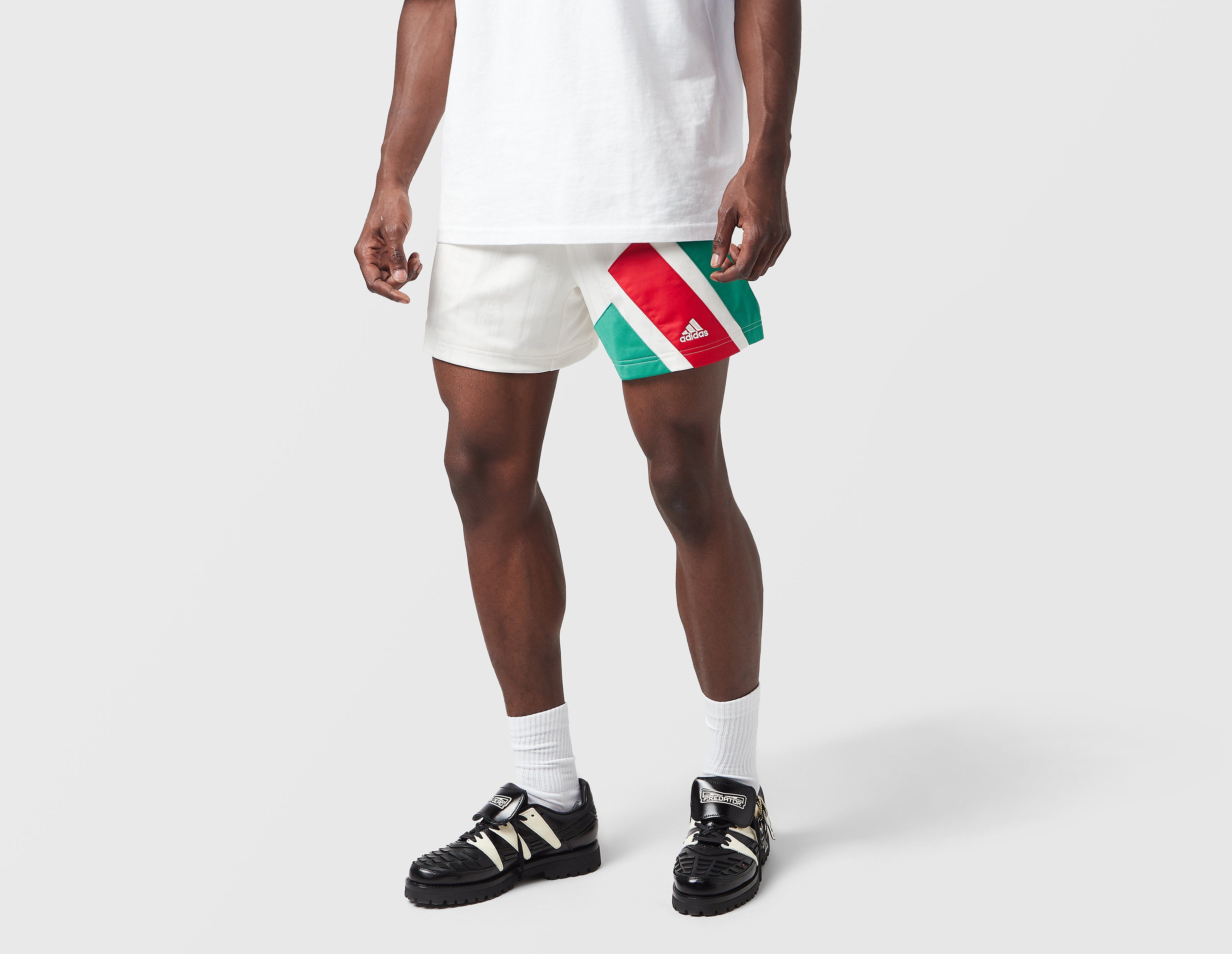 Adidas   x Brain Dead x Disney Football Shorts White in Size Medium, FootPatrol