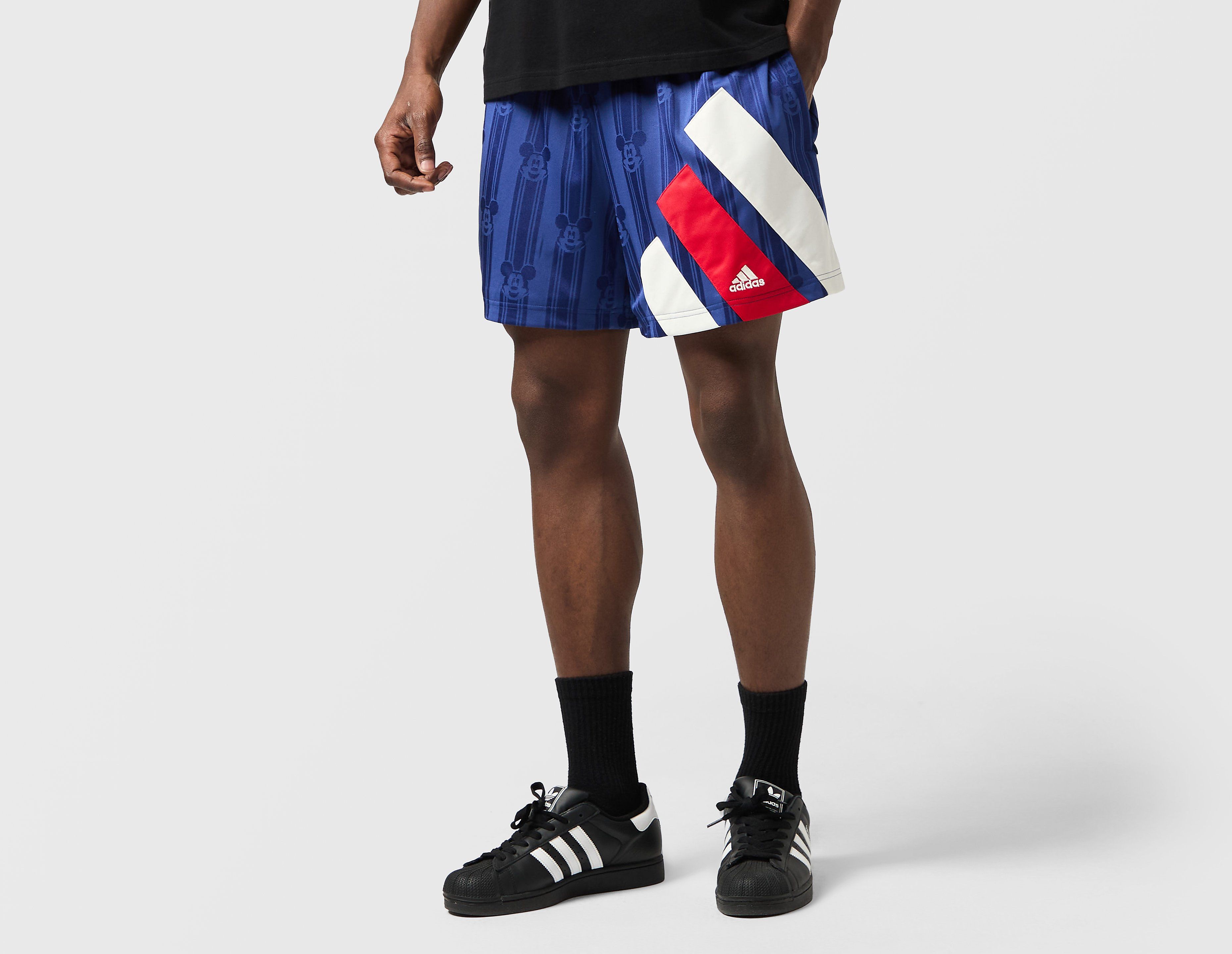 Adidas   x Brain Dead x Disney Football Shorts Blue in Size Medium, FootPatrol