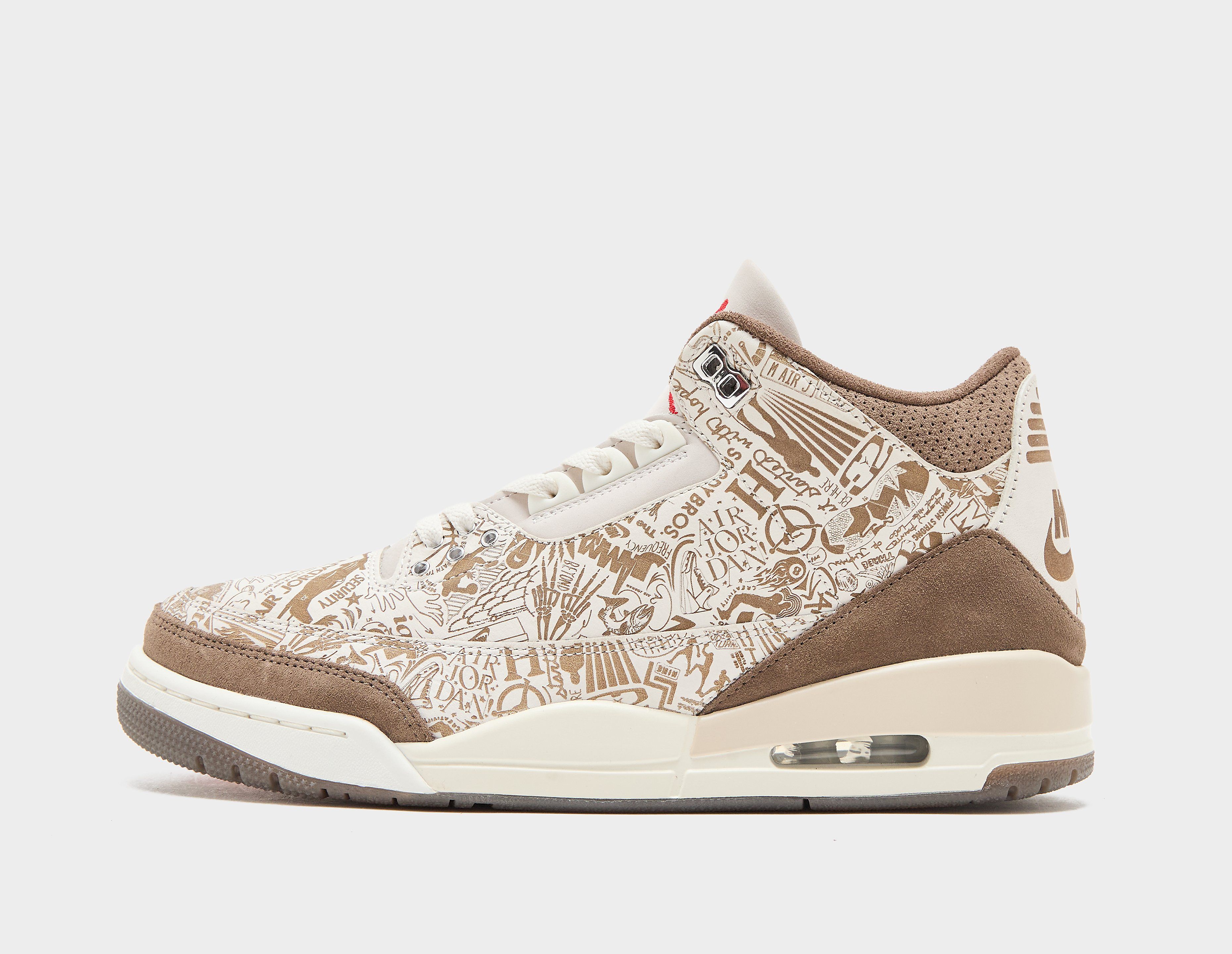 Jordan Men's  Air 3 'Laser' Beige in Size 3, FootPatrol