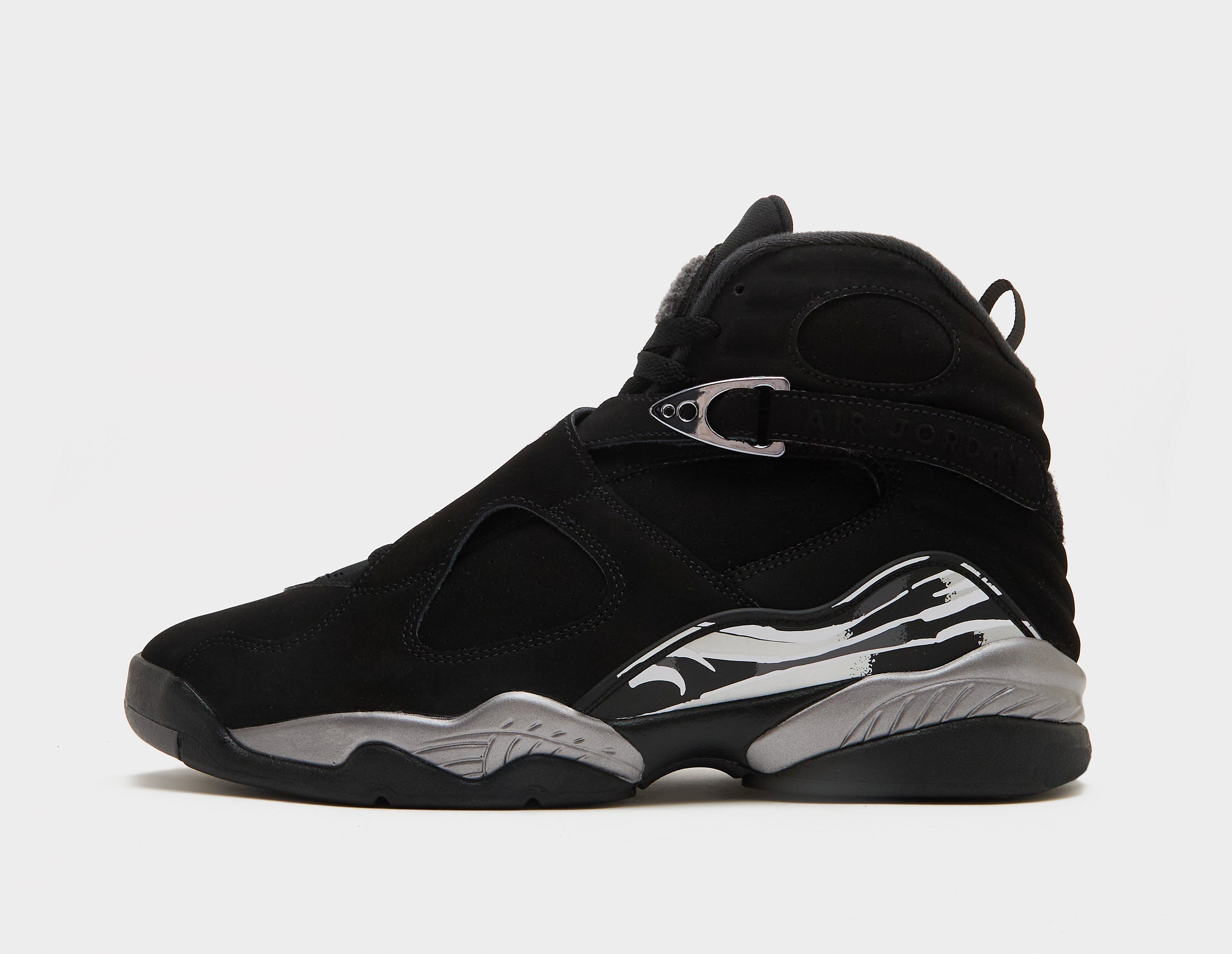 Jordan Men's  Air 8 'Chrome' Black in Size 8, FootPatrol