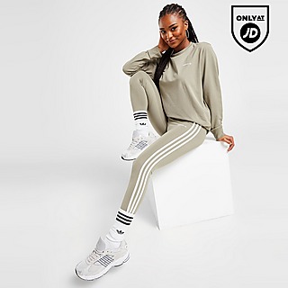 Black adidas Originals Ribbed Leggings - JD Sports Global