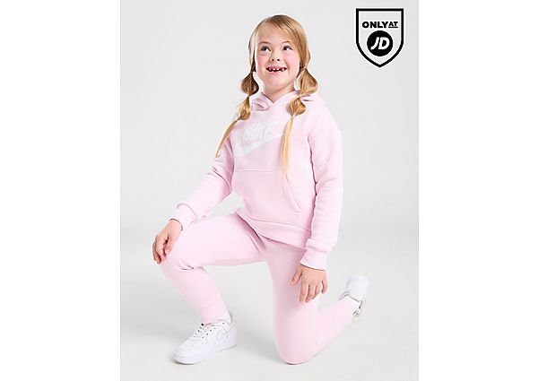 Nike Girls' Hood Leggings Tracksuit Children Pink