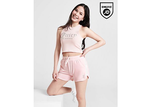 Juicy Couture Girls' Tank Top Shorts Set Junior Pink