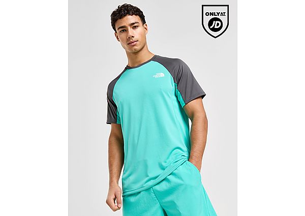 The North Face Perfor ce T-Shirt Blue- Blue