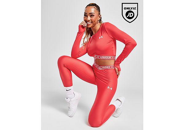 Red Under Armour Crossover Tights