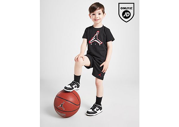 Jordan Air Glow T-Shirt Shorts Set Infant Black