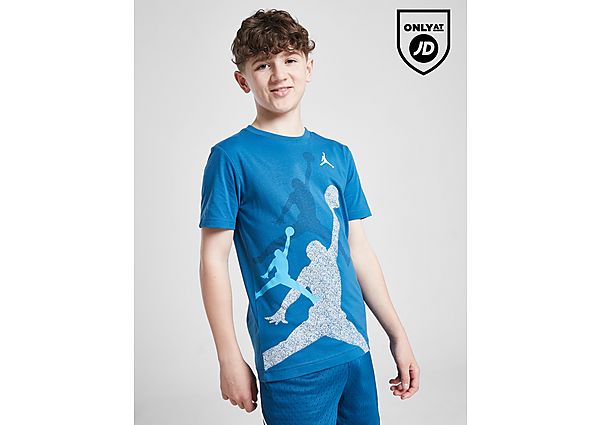 Jordan Gradient Jumpman Repeat T-Shirt Junior Blue