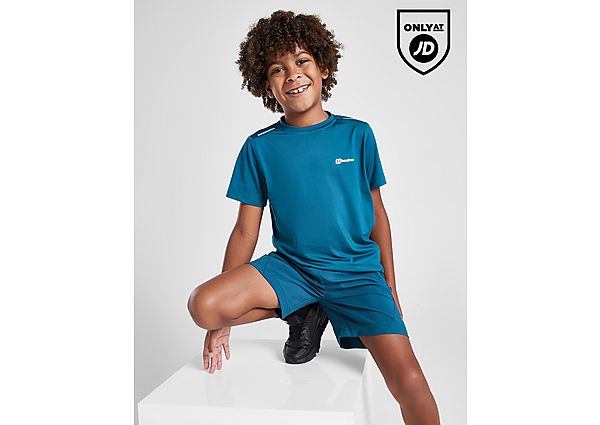 Berghaus Tech T-Shirt Shorts Set Children Blue