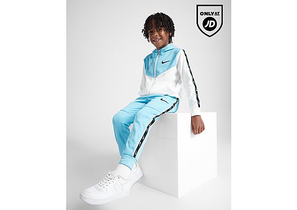 Nike Tape Poly Full Zip Tracksuit Children Blue