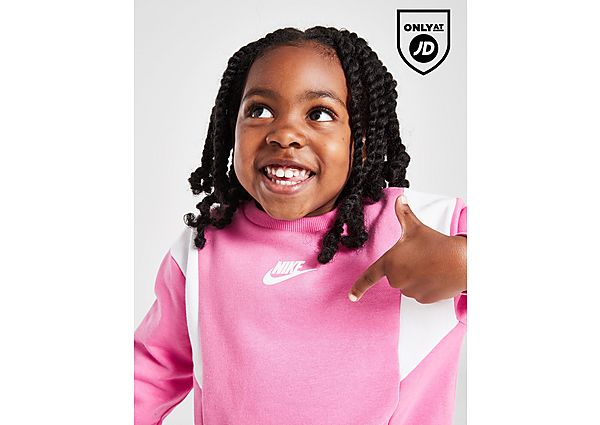 Nike ' Colour Block Tracksuit Infant Pink