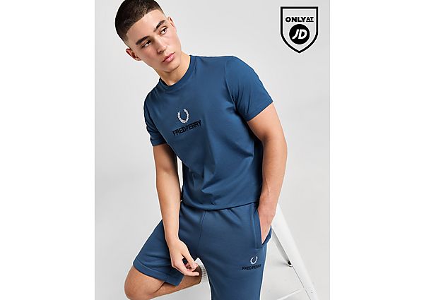 Fred Perry Stack Shorts Blue