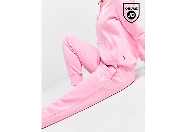 Puma Logo Joggers Pink- Dames Pink