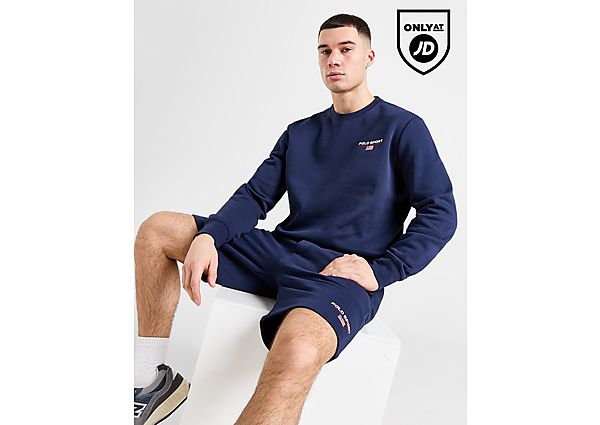 Polo Ralph Lauren Sport Logo Fleece Shorts Navy- Heren Navy