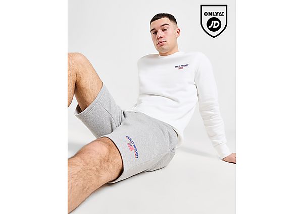 Polo Ralph Lauren Sport Logo Fleece Shorts Grey- Heren Grey