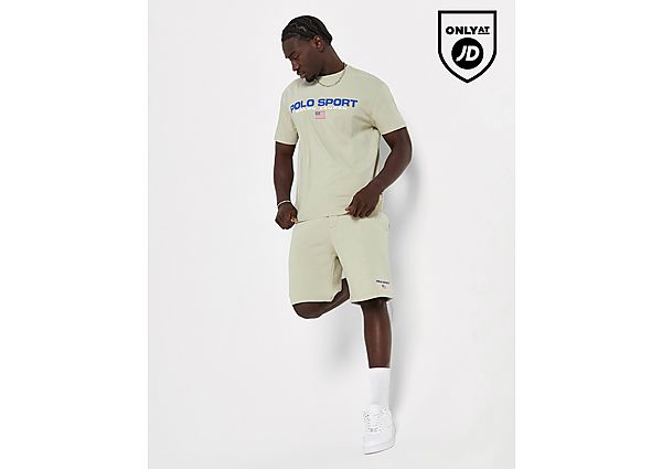 Polo Ralph Lauren Sport Logo Fleece Shorts Brown- Heren Brown
