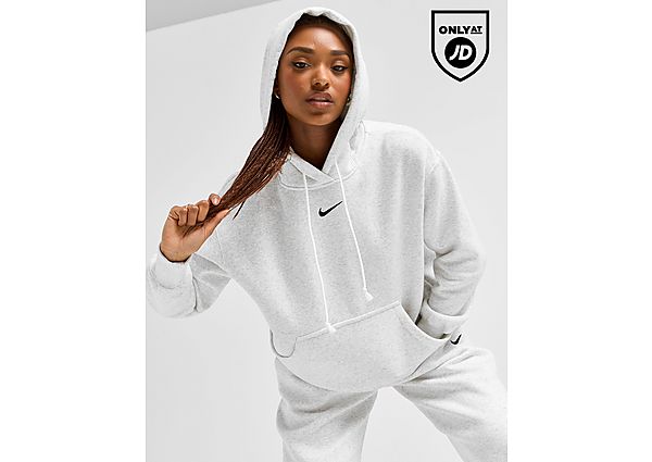 Nike Oversized hoodie voor dames Sportswear Phoenix Fleece Grey- Dames Grey