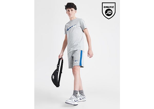 Nike Swoosh Air Fleece Shorts Junior Grey