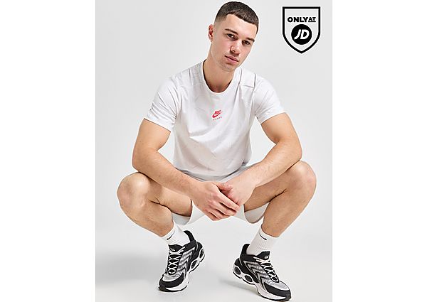Nike Air Max Performance All Over Print T-Shirt White- Heren White