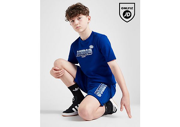 Adidas College Logo Shorts Junior BLUE Kind BLUE