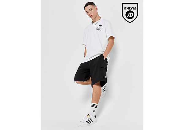 Adidas Originals Trefoil Cargo Shorts Black- Heren Black
