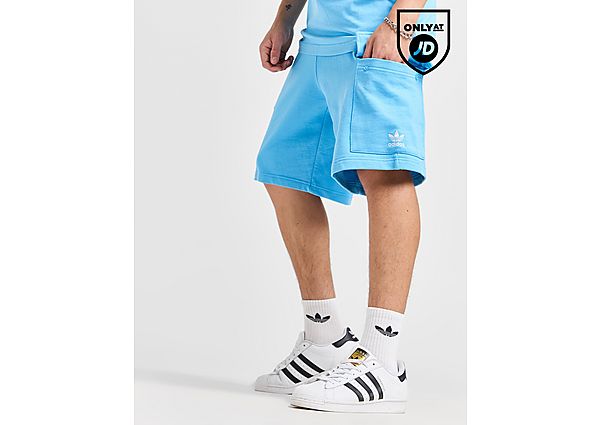 Adidas Originals Trefoil Cargo Shorts Blue