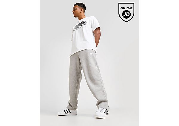 Adidas Originals Essentials Trefoil Straight Leg Joggers Grey