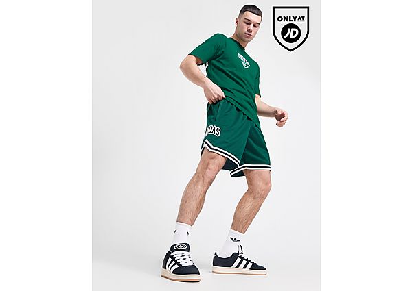 Adidas Originals Varsity Basketball Shorts Green- Heren Green