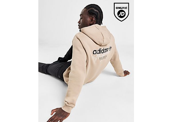 Adidas Originals Brand Hoodie Brown- Heren Brown