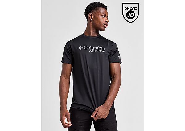 Columbia Titanium T-Shirt Black- Heren Black