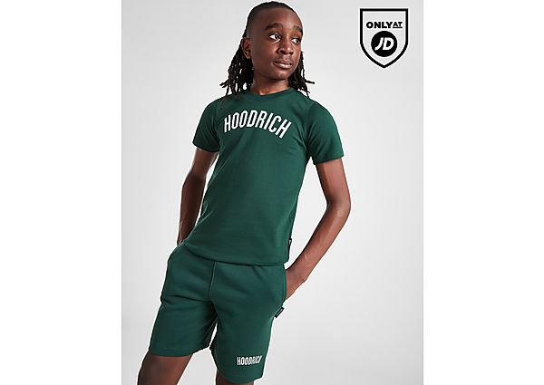 Hoodrich Enhance T-Shirt Shorts Set Junior Green