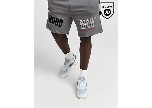 Hoodrich Fade Shorts Grey